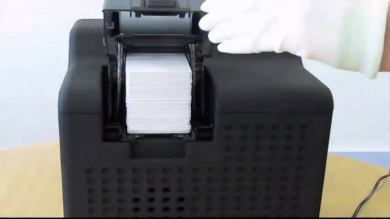 Fargo HDP5000 ID Card Printer - How to Load Cards