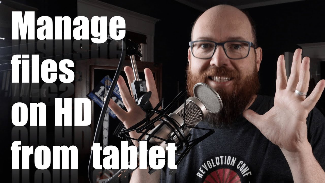 Working with files on multiple HD on your tablet