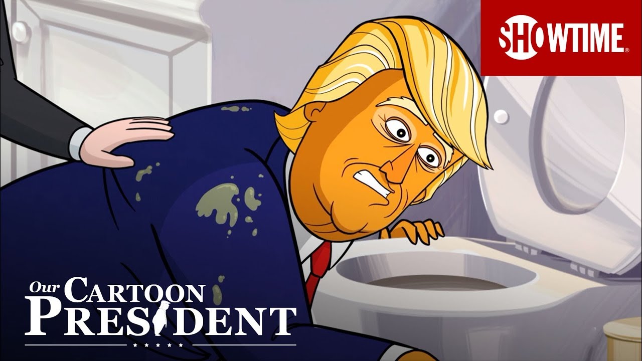 'Cartoon Trump's Tax Return Puking & Cartoon Biden News' Ep. 201 Cold Open | Our Cartoon President