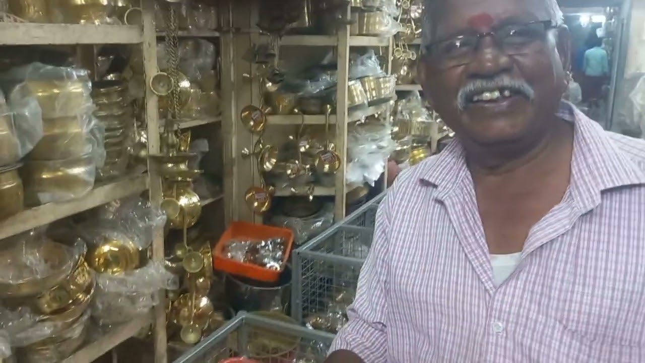 Kumbakonam Vessels Shop 🥘 | Traditional Brass & Bronze Utensils | கும்பகோணம் பாத்திரக் கடை