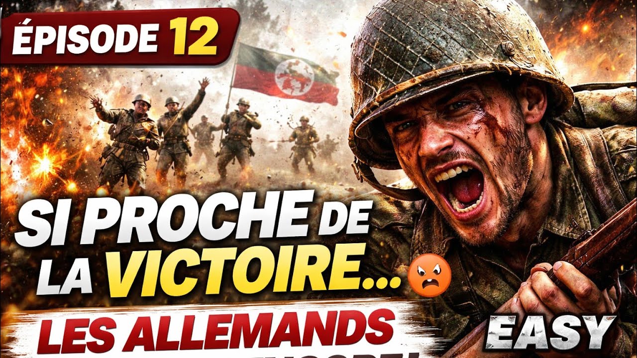 Episode 12 : Si proche de la victoire… mais les Allemands gagnent encore ! 😤 | Easy Red 2