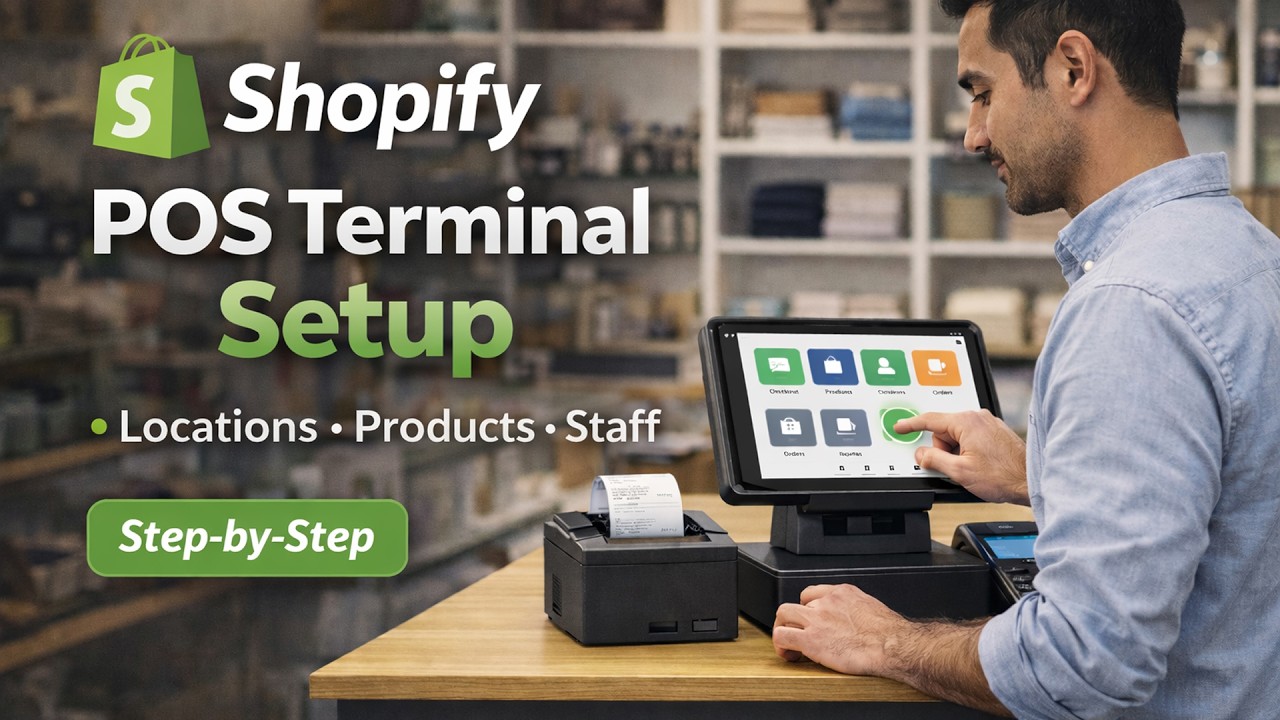 Shopify POS Terminal Setup &ndash; Locations, Products & Staff