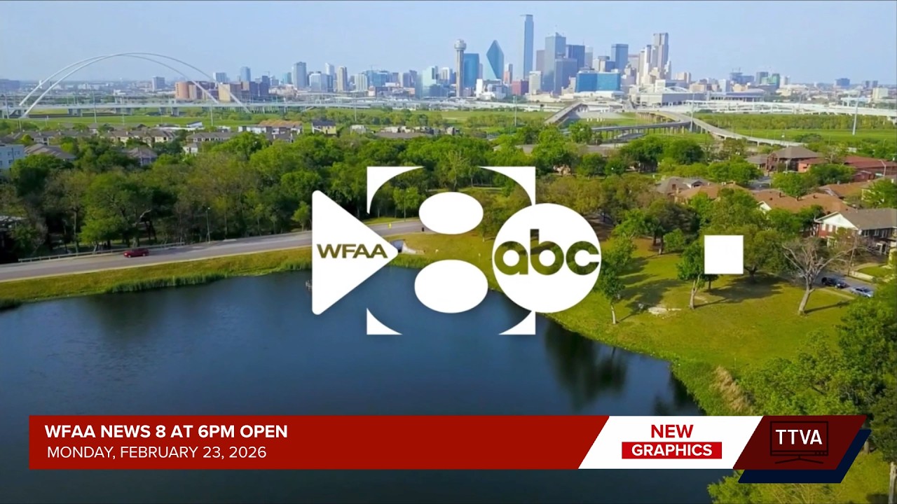 WFAA News 8 at 6pm Open - 2/23/2026 (Tegna Pixel Lens Launch)