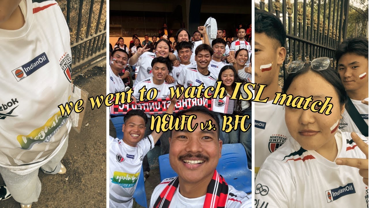 Vlog: ISL Match in Bangalore ⚽️| NorthEast United VS. Bengaluru FC  ❤️ ||