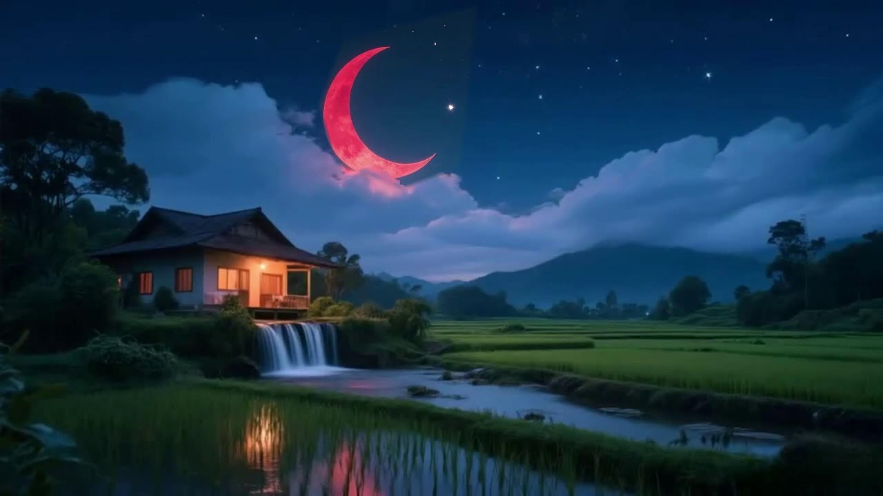 Calming Night 🌑 Healing of Stress,Anxiety and Depressive States,Relaxing ,Nighttime Sleep 98