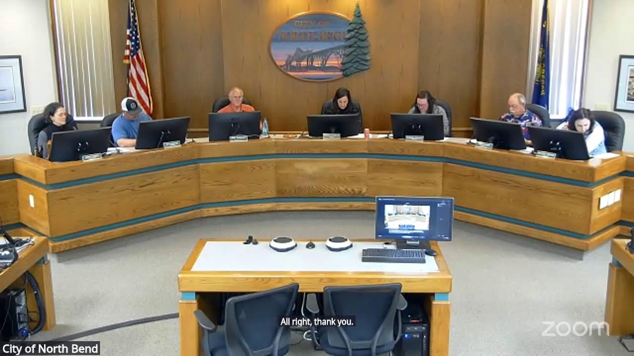 March 9, 2026, North Bend City Council Work Session