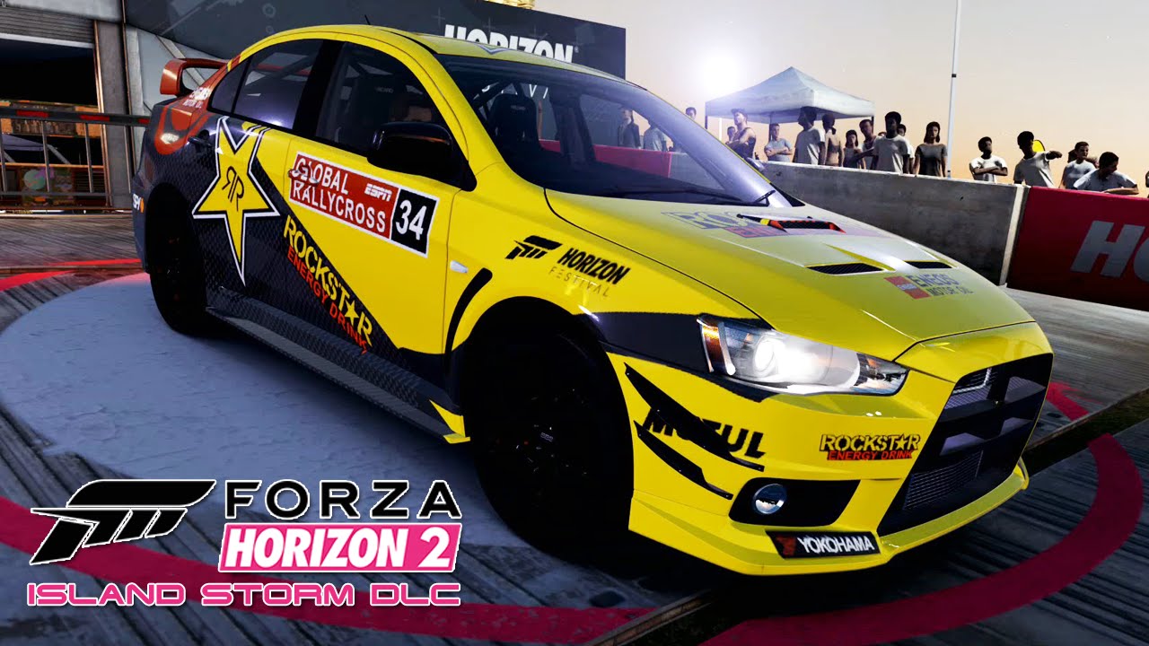 FORZA HORIZON 2 #52 | STORM ISLAND DLC | Mitsubishi Lancer Evolution X GSR 2008