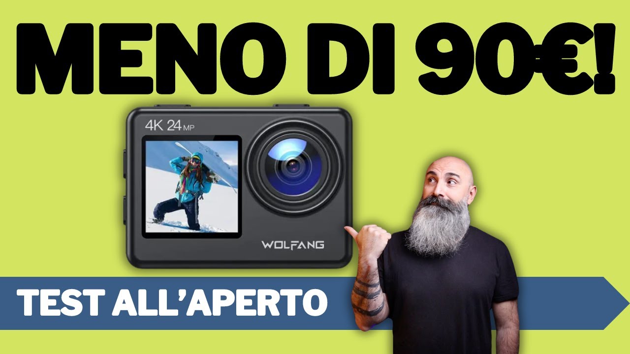 Wolfang GA200 | Test all'aperto della action cam economica