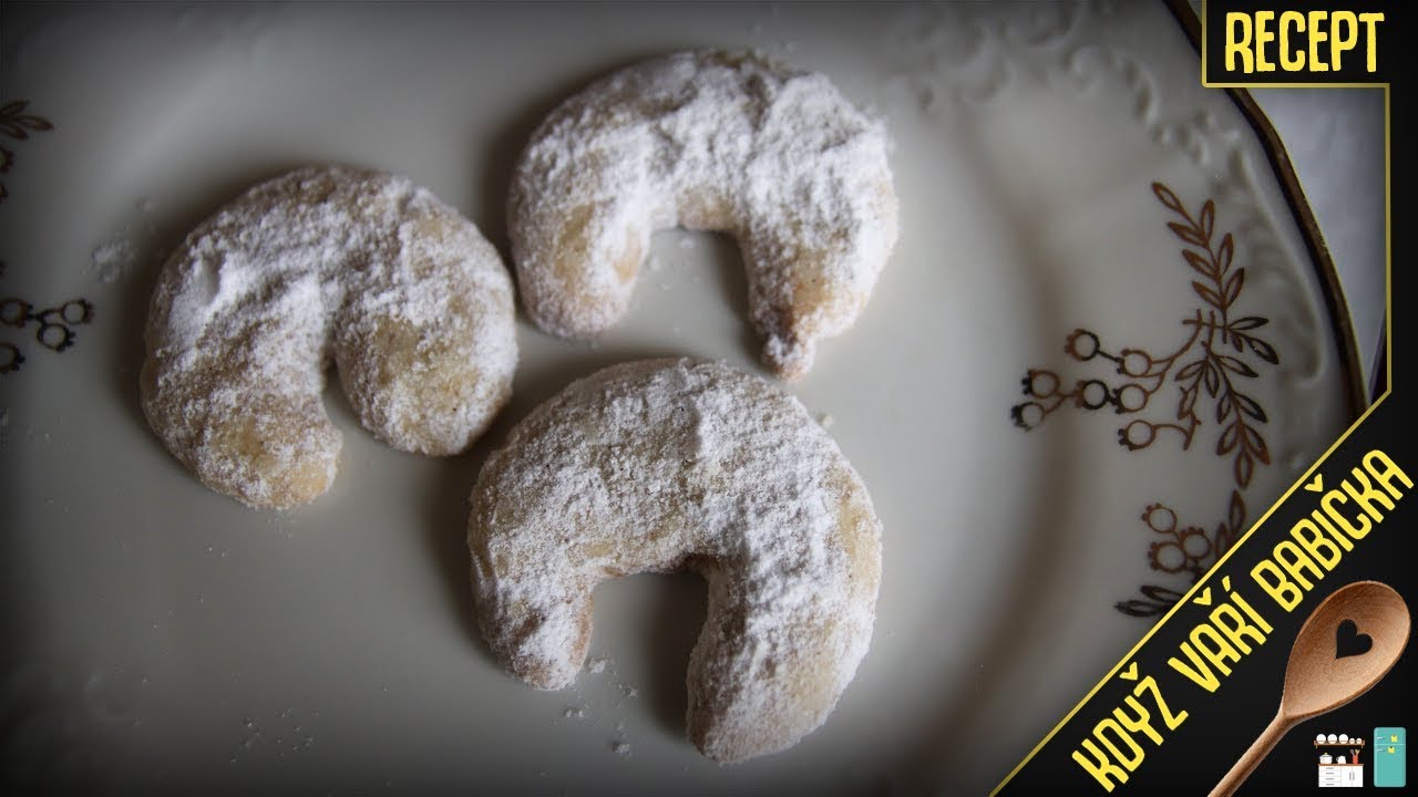 VANILKOVÉ ROHLÍČKY - Recept | Když Vaří Babička
