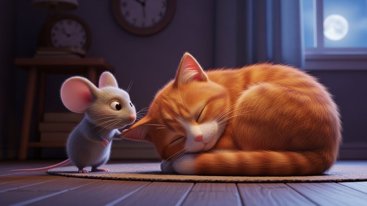 Tippy Toes Mouse Goes Quiet Quiet | Gentle Bedtime Rhyme for Kids | Nursery Rhymes for Children