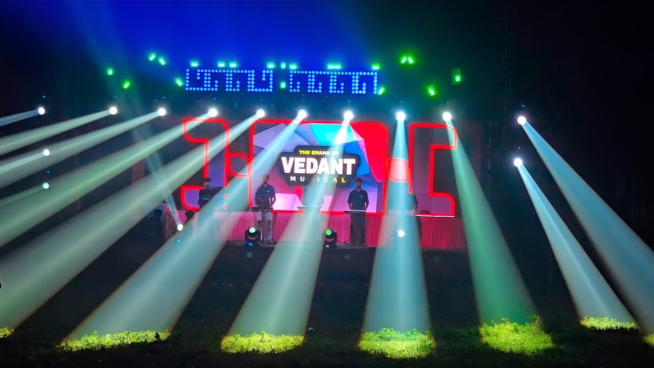 New Look ✅️ Vedant Dj Musical MH ✨️ Aj Light Show ✨️ Sara LED Screen | Radhu Bhai Aadiwasi 