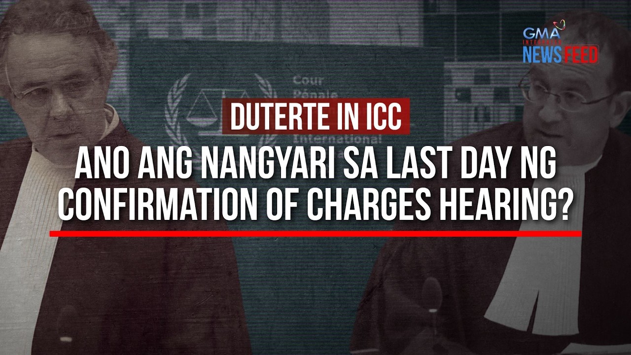 DUTERTE IN ICC Ano ang nangyari sa last day ng confirmation... | GMA Integrated Newsfeed