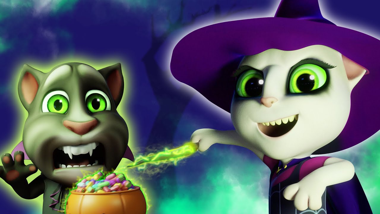 Talking Tom Curtas - O Show de Mágica Assustador (Temporada 2 Episódio 4)