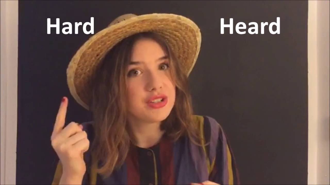 How to pronounce hair/her, heart/hurt, hard/heard (COMMON MISTAKE)