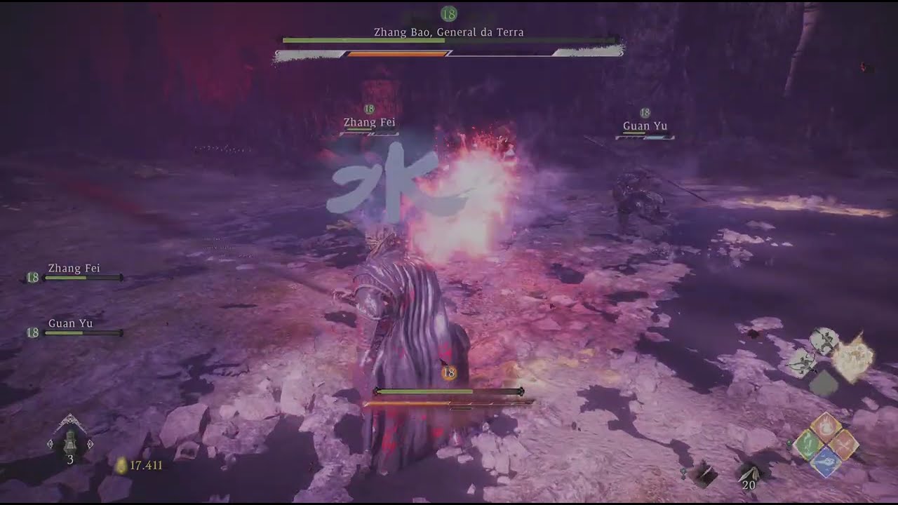 Wo Long: Derrotando Zhang Bao, General da Terra