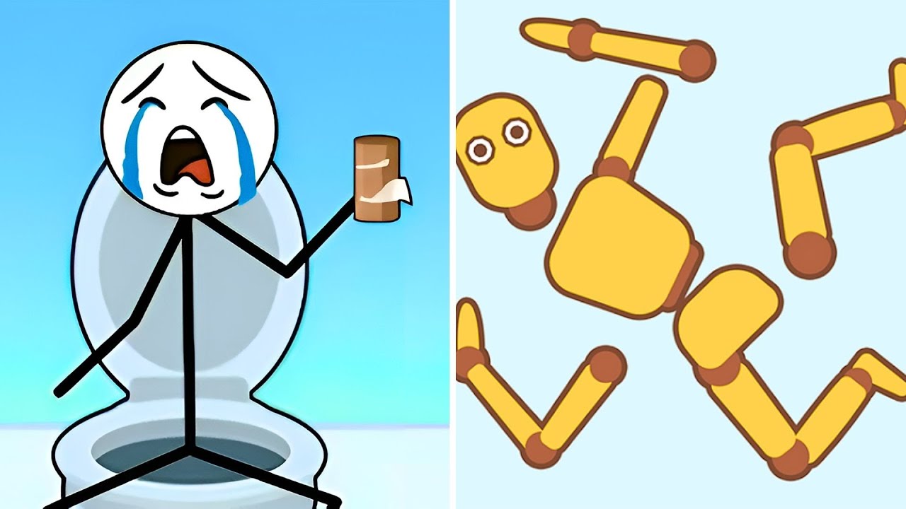 KICK & BREAK против RAGDOLL BREAK — Забавный физический челлендж. Играйте в TikTok. Лучшие мобиль...