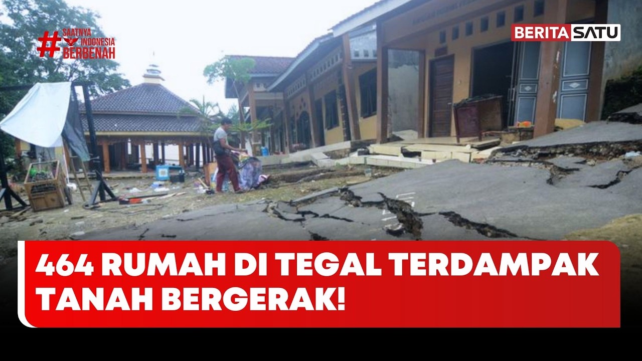 464 Rumah di Tegal Terdampak Tanah Bergerak #beritasatu