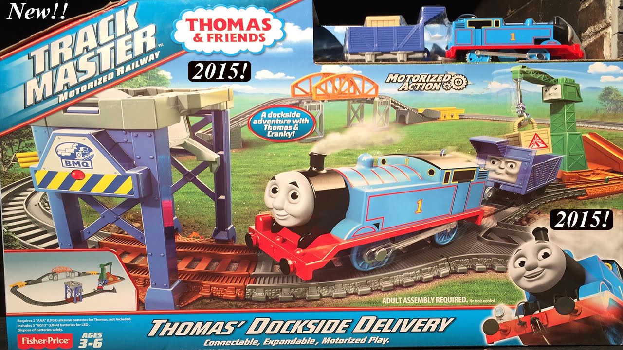 Thomas and Friends Toy Train Set-Trackmaster Thomas' Dockside Delivery!