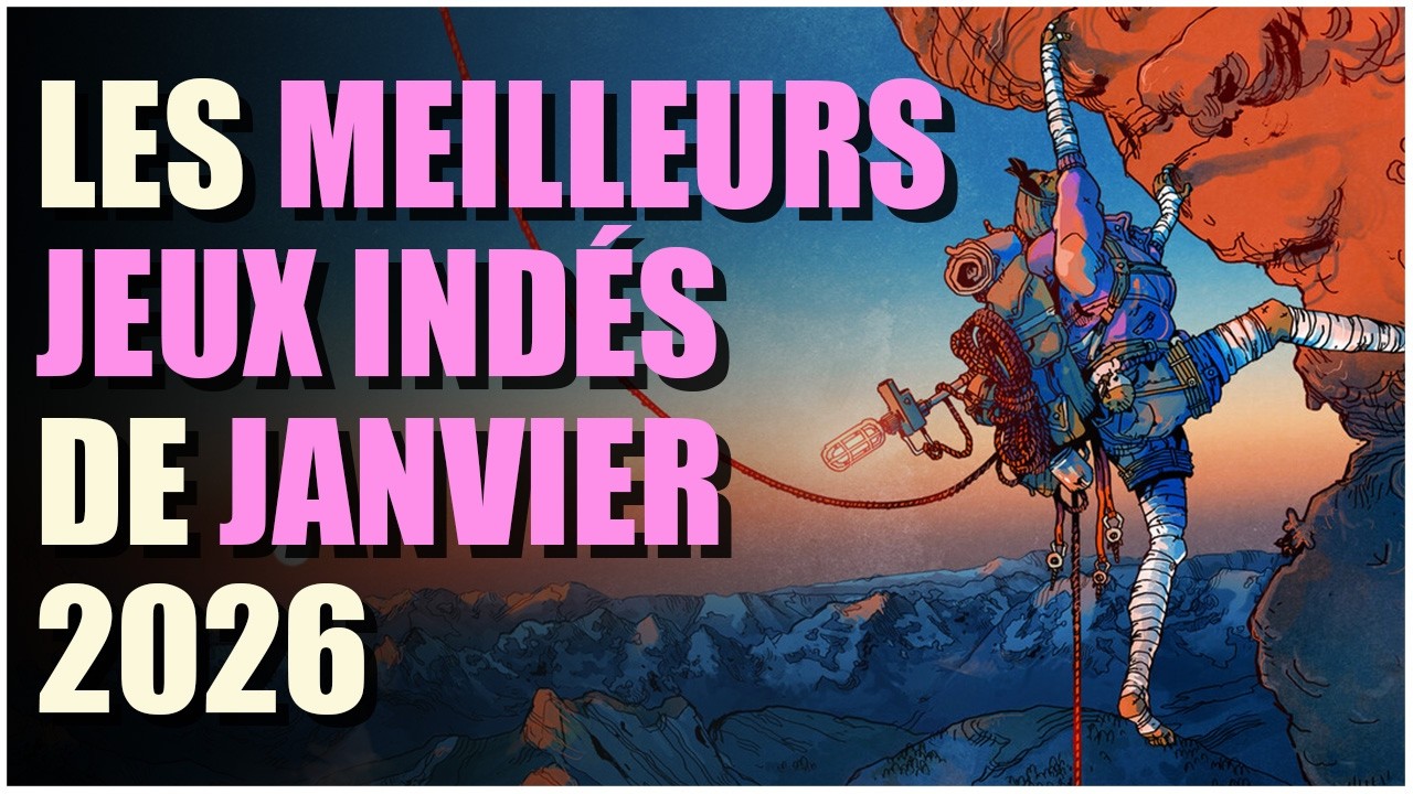TOP 10 des MEILLEURS JEUX INDÉS en JANVIER 2026 ! (Bonne année !)