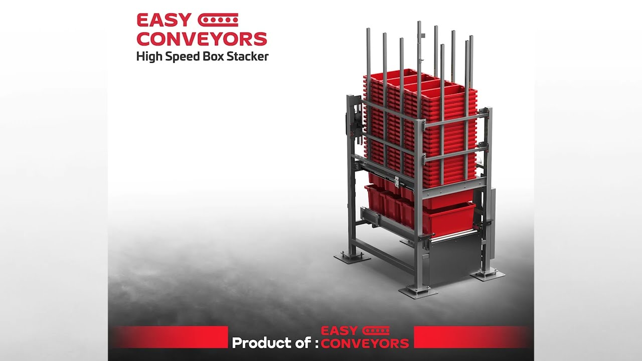 2025 Easy Conveyors - High Speed Box Stacker