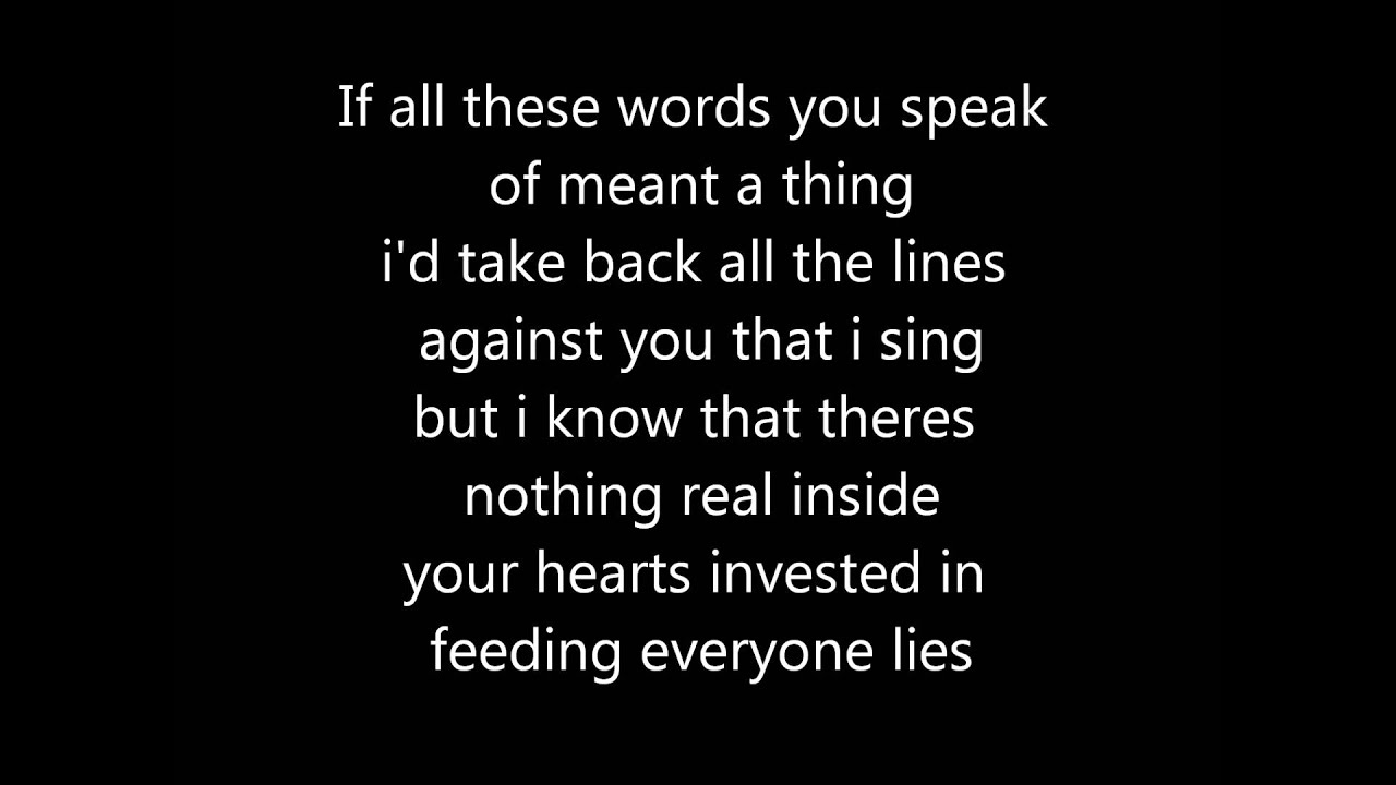 Motionless In White Immaculate Misconception Lyrics