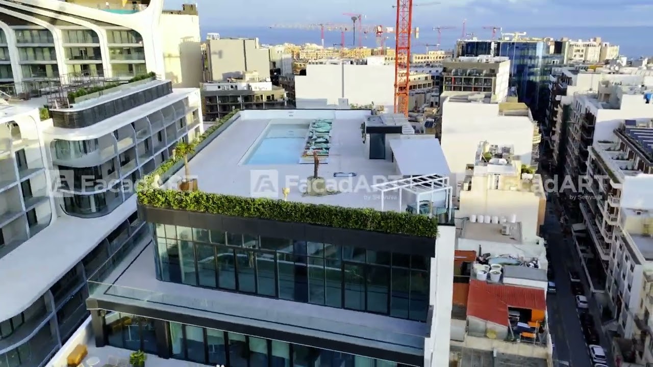 St. George&rsquo;s Business Centre Drone Footages of Facade
