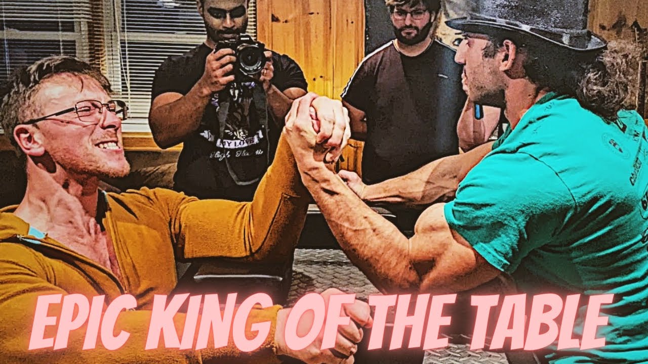 EPIC KING of the TABLE | Halloween Arm Wrestling Party