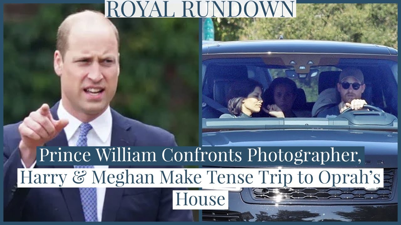 RR — Принц Уильям противостоит фотографу, преследующему его семью, и визиту Гарри и Меган к Опре