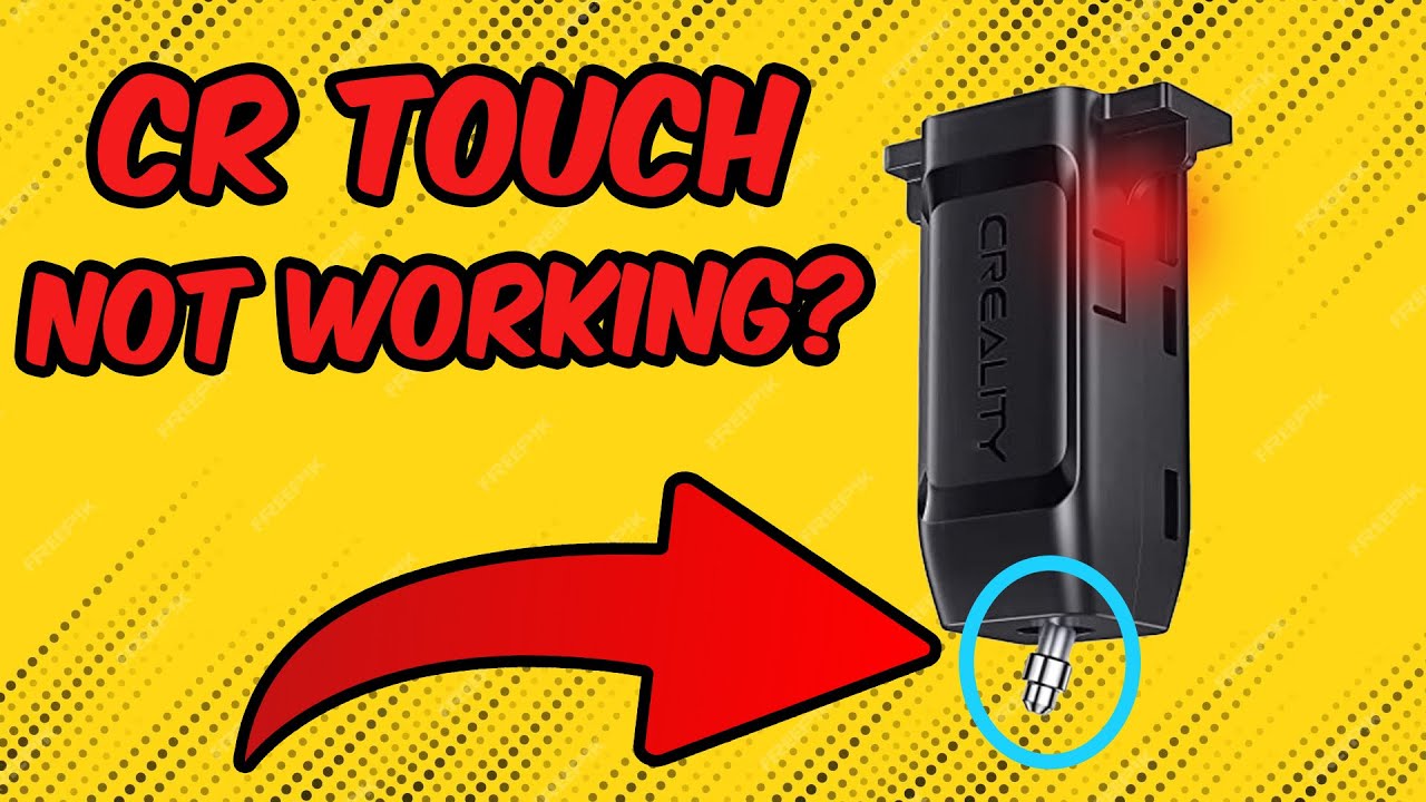 3D Printer CR-Touch Red Light Flashing (Pin Bent) - Fix