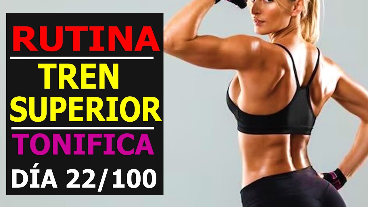 ⭐Día 22/100 TONIFICA TREN SUPERIOR/ Rutina para espalda, brazos, abdomen, hombros🔥 Adryán Medellín