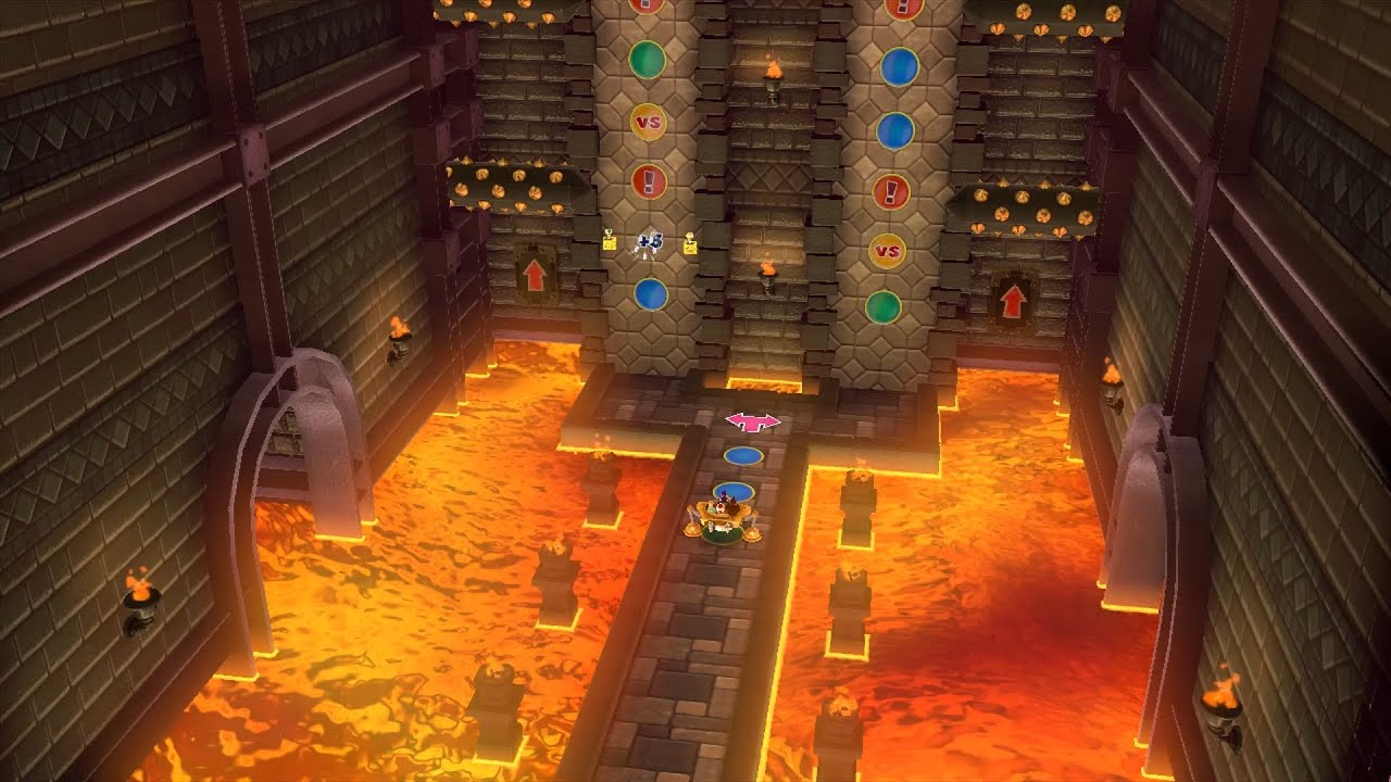Mario Party 10 Mario Party #908 Waluigi vs Rosalina vs Toad vs DK Chaos Castle Master Difficulty