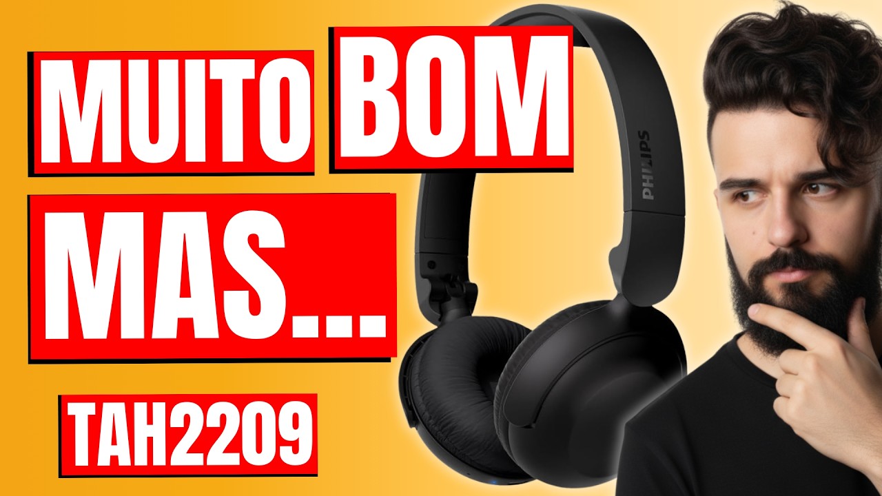 Esse Headphone Philips É Barato E INCRÍVEL?! Philips TAH2209