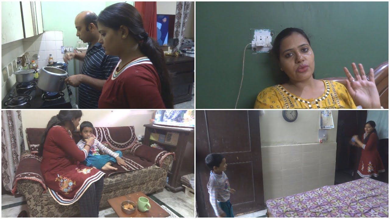 Saturday vlog || My routine work and masti with sidd || Real Indian Home & Kitchen 2018 ||