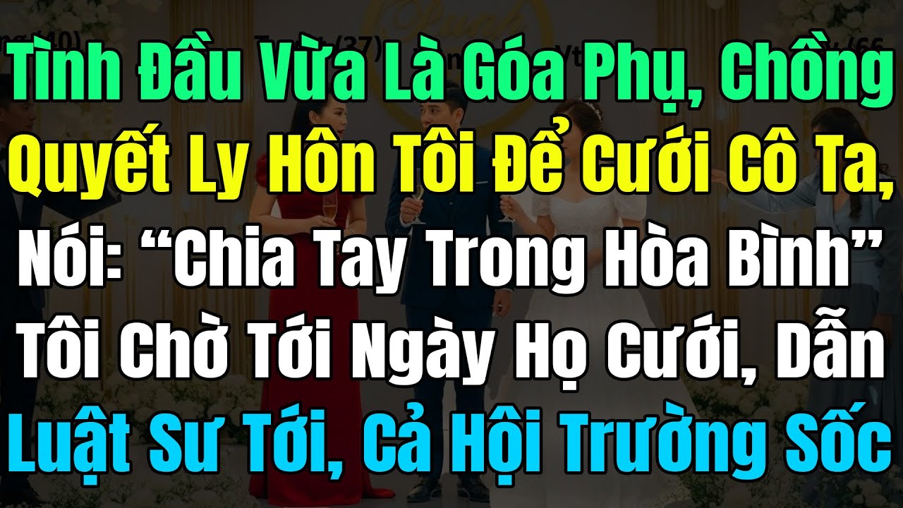 Tình Đầu Vừa Làm Góa Phụ, Chồng Tôi Quyết Ly Hôn Để Cưới Ả, Nói: “Chia Tay Hòa Bình” Tôi Ko Phản Đối