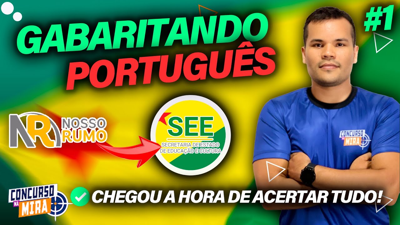 15 questões de português para o concurso da educação acre 2025 - banca nosso rumo .