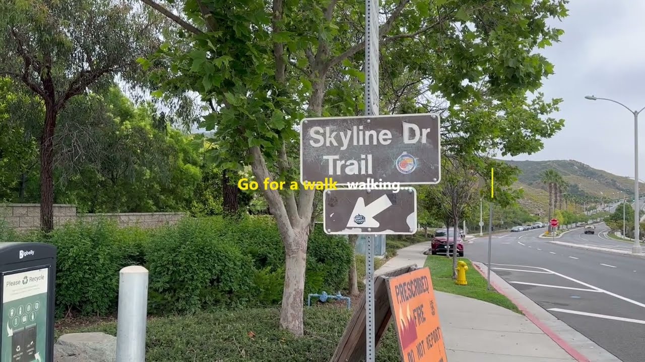 A tough hike on the Skyline/Skinsuit Trail in Corona, California.