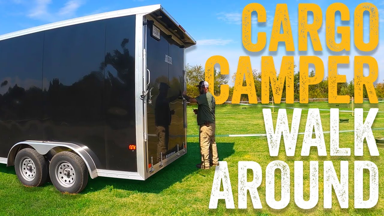 Insulated Cargo Trailer Conversion | Walk Around