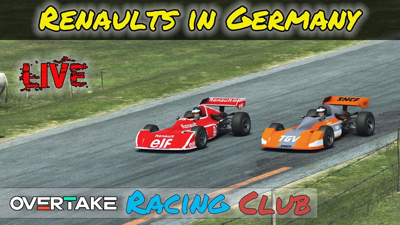 Classic Renaults in Germany - Overtake Club Racing - rFactor 2