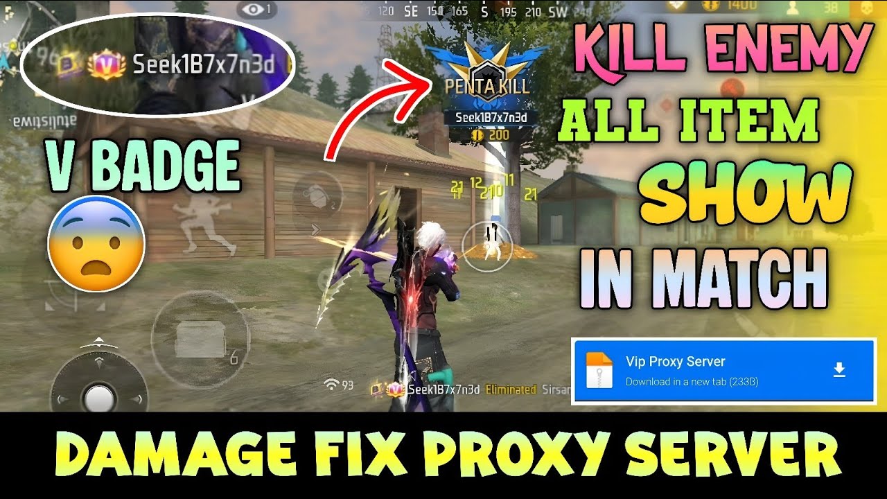New updated DAMAGE Fix PROXY server☠️All Problem FIX🔥Best PROXY server👺#viral #freefire #proxy