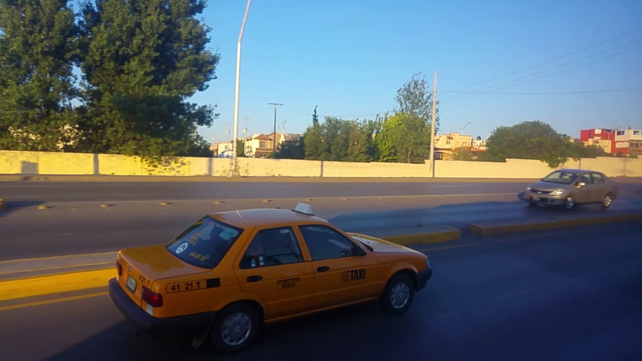 Llegando a la Central de Autobuses de Saltillo Coahuila en Ómnibus de México