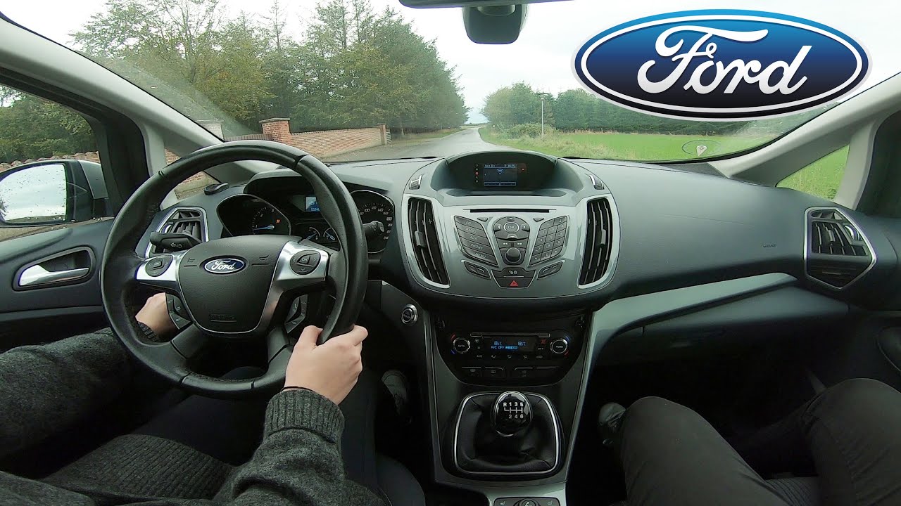 2012 - Ford C-Max 1.6 liter TDCi Diesel | 115 HP, Acceleration, Drive Around POV Style | WSA