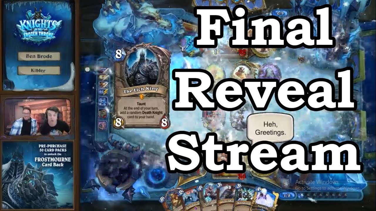 Final Reveal - Knights of the Frozen Throne with Brode (no ads)