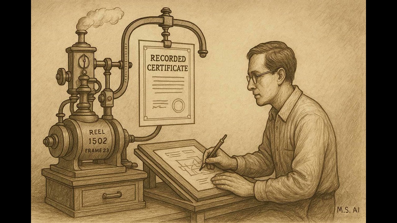 MPEP 315 - Indexing Against a Recorded Certificate