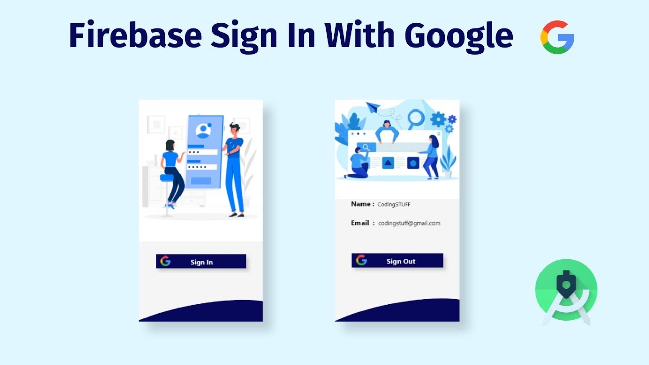 Firebase Sign In With Google ( With SHA 1 )  (Complete Steps 2020)