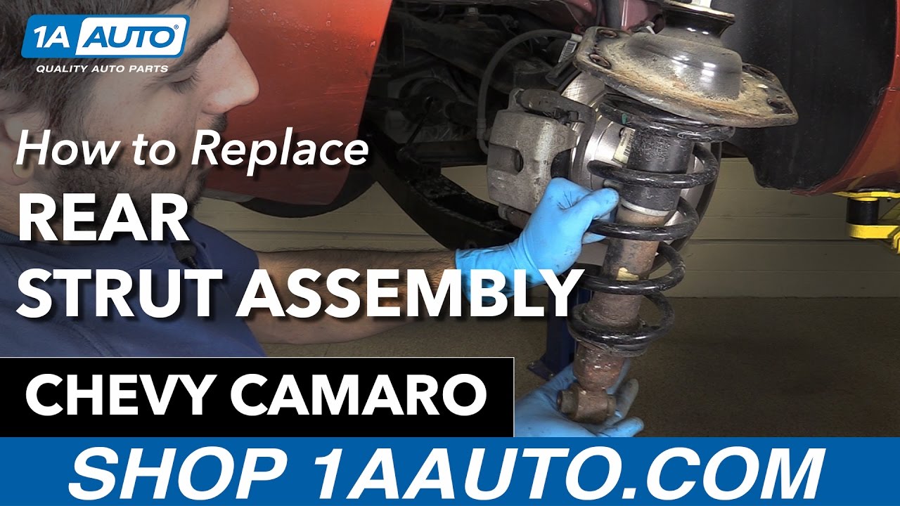 How to Replace Rear Strut Assembly 10-15 Chevy Camaro