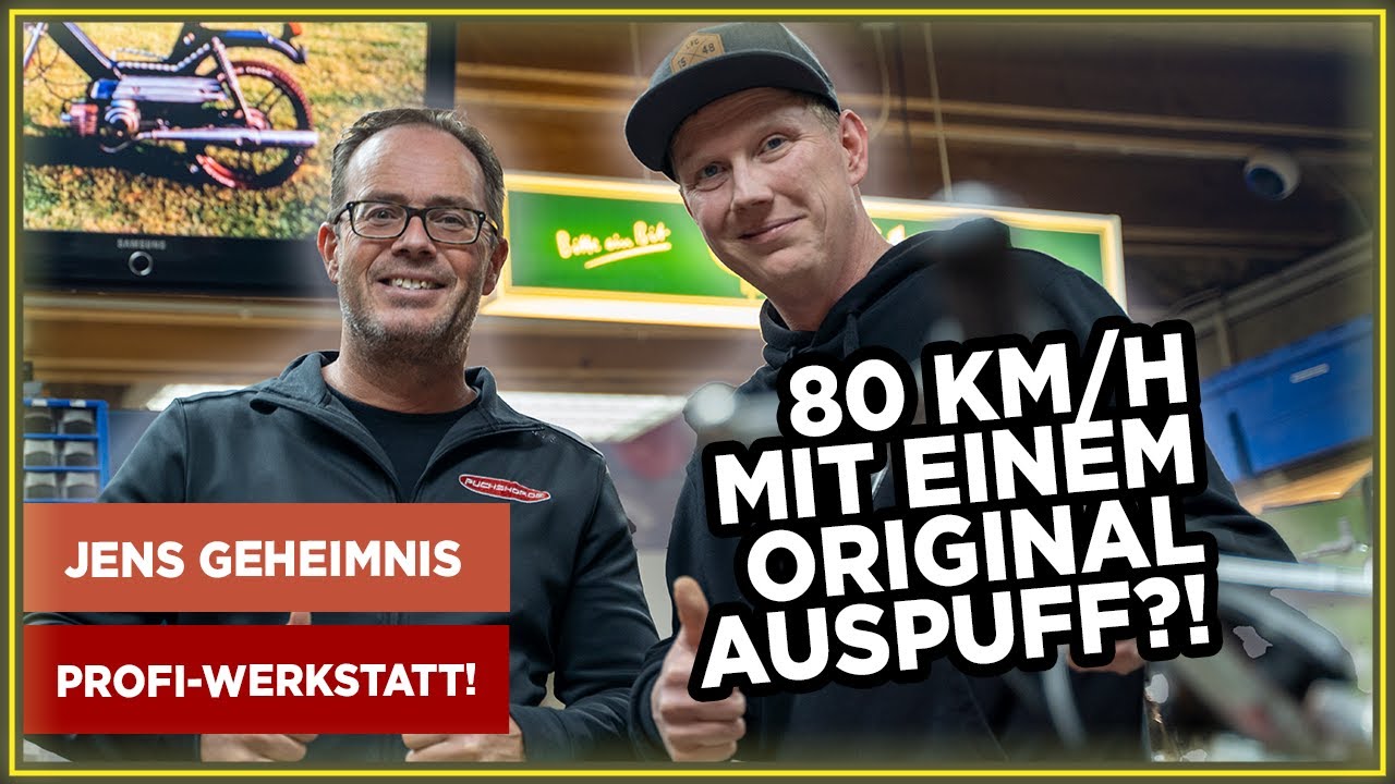 80 km/h mit einem Originalauspuff?! Jens' Puch Maxi Geheimnis | Werkstatt Tour - Profi-Maschinen!