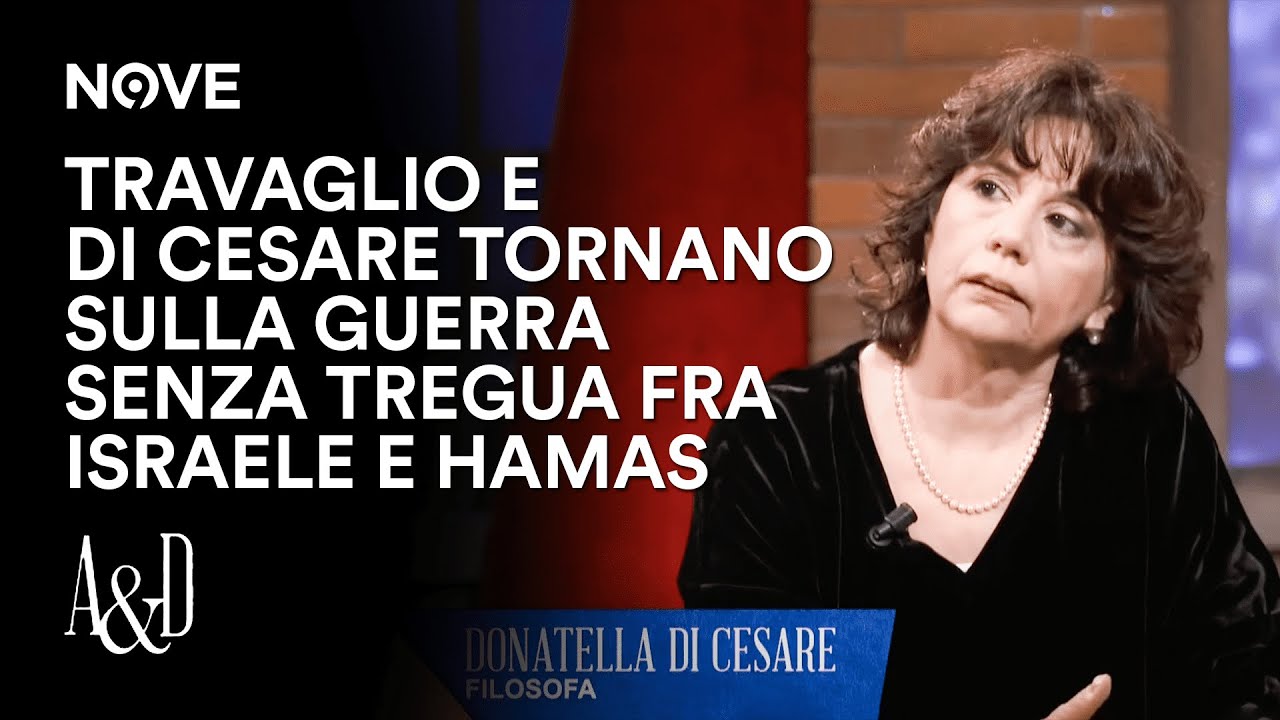 Travaglio e Di Cesare tornano sulla guerra senza tregua fra Israele e Hamas | Accordi e Disaccordi