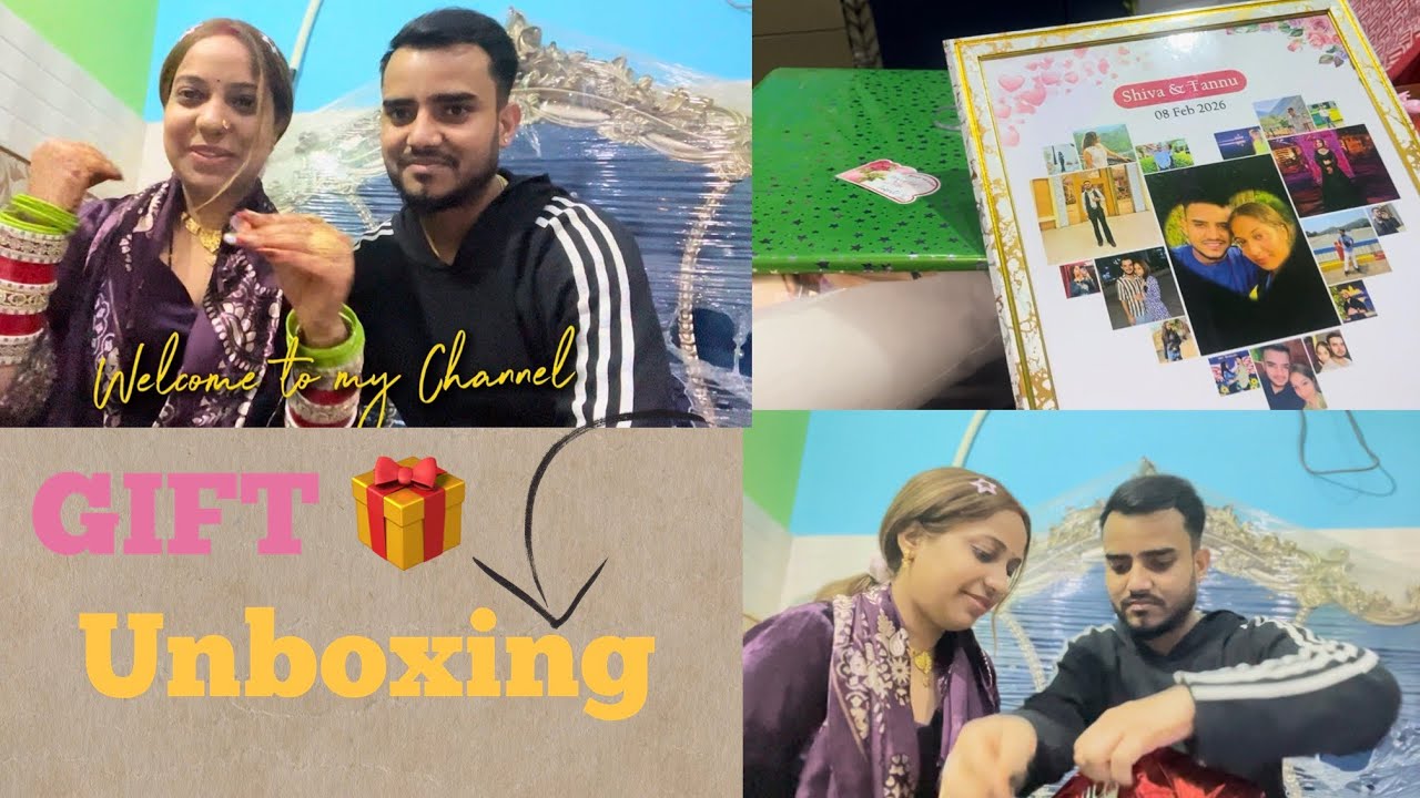 Wedding gift unboxing vlog with my husband and loved ones✨🤟🏻