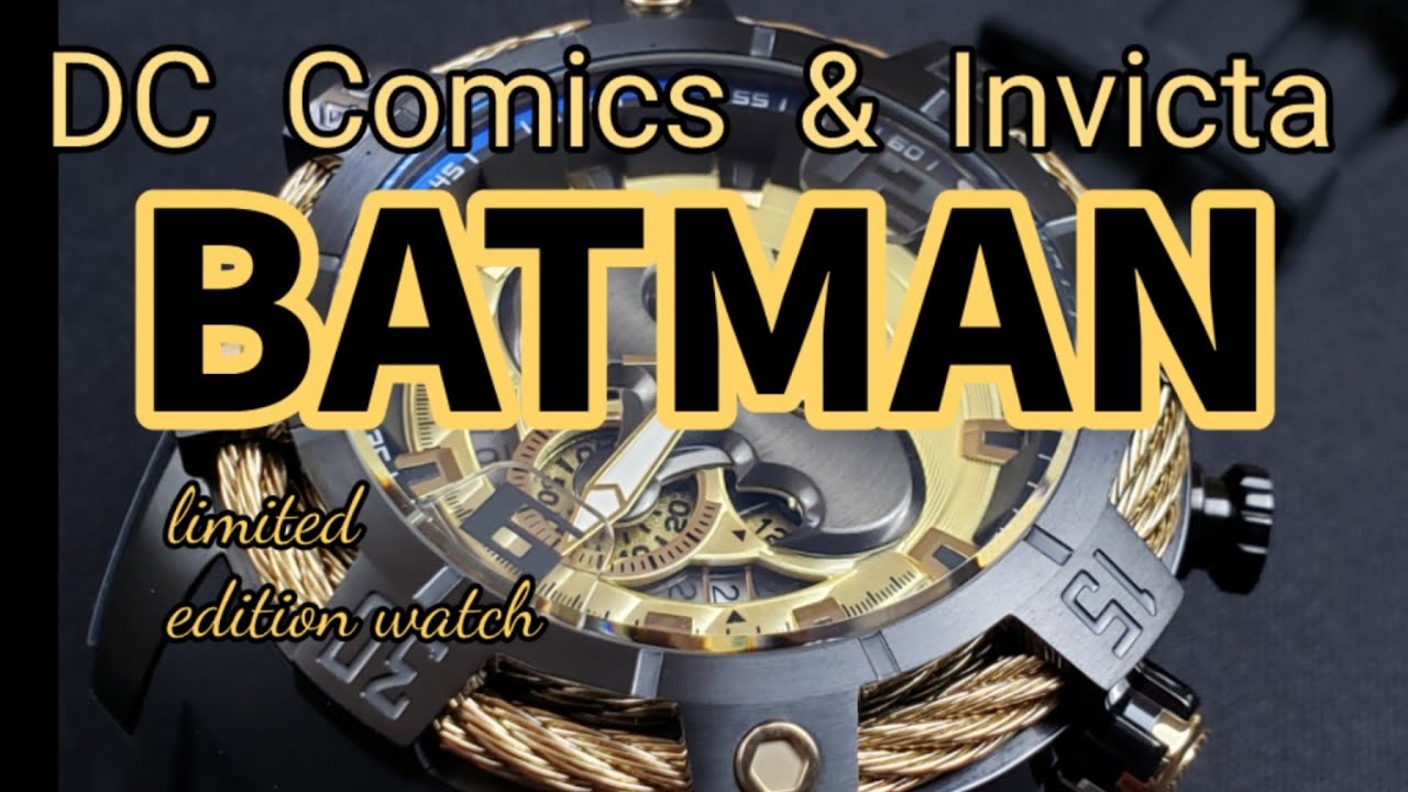 33165 DC COMICS INVICTA BOLT BATMAN WATCH