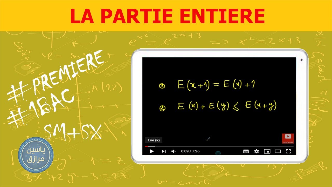 applications importantes sur la partie entière